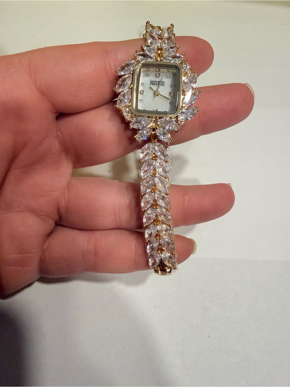 Montres Prestige X Invicta Women's Watch - 30mm, Gold-Real Austrian Pave Crystal